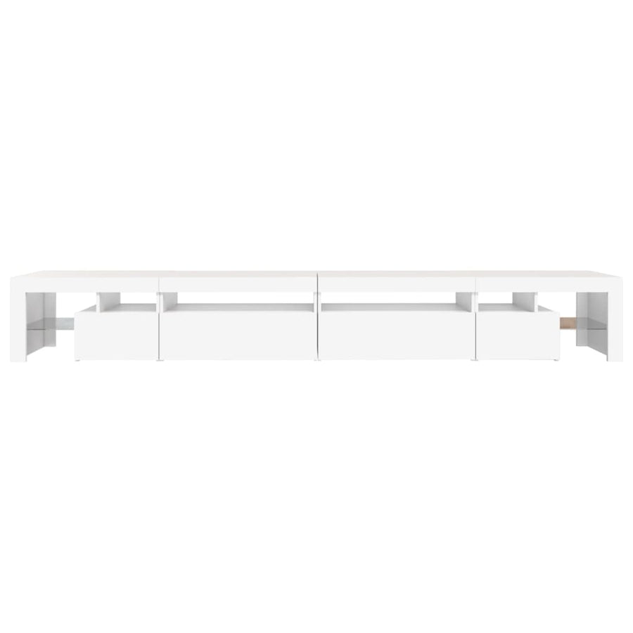 Tv-Meubel Met Led-Verlichting 290X36,5X40 Cm 290 x 36.5 x 40 cm Wit