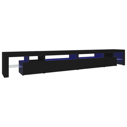 Tv-Meubel Met Led-Verlichting 290X36,5X40 Cm 290 x 36.5 x 40 cm Zwart
