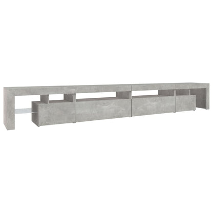 Tv-Meubel Met Led-Verlichting 290X36,5X40 Cm 290 x 36.5 x 40 cm Betongrijs