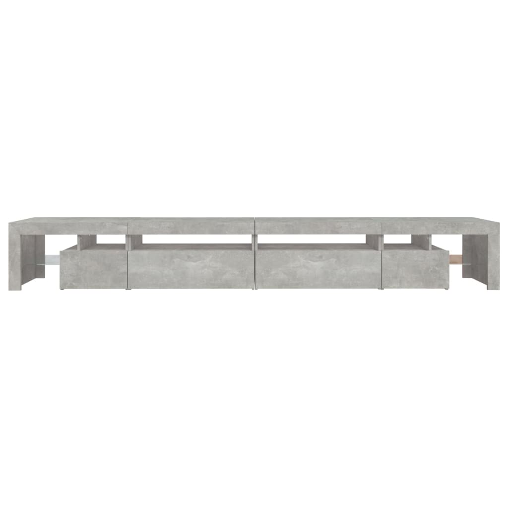 Tv-Meubel Met Led-Verlichting 290X36,5X40 Cm 290 x 36.5 x 40 cm Betongrijs