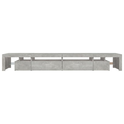 Tv-Meubel Met Led-Verlichting 290X36,5X40 Cm 290 x 36.5 x 40 cm Betongrijs