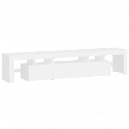 Tv-Meubel Met Led-Verlichting 200X36,5X40 Cm Wit 1 200 x 36.5 x 40 cm