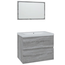 Badkamermeubelset Bewerkt Hout Eikenkleurig 60 x 38.5 x 45 cm