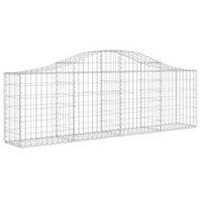 Schanskorf gewelfd 200x30x60/80 cm gegalvaniseerd ijzer 1 200 x 30 x 60/80 cm