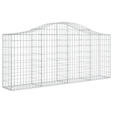 Schanskorf gewelfd 200x30x80/100 cm gegalvaniseerd ijzer 1 200 x 30 x 80/100 cm