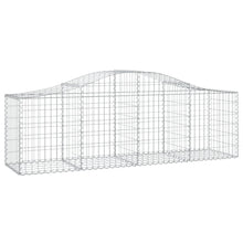 Schanskorf gewelfd 200x50x60/80 cm gegalvaniseerd ijzer 1 200 x 50 x 60/80 cm