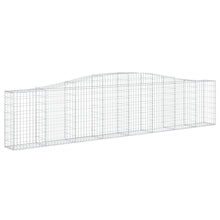 Schanskorf gewelfd 400x30x80/100 cm gegalvaniseerd ijzer 1 400 x 30 x 80/100 cm