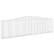 Schanskorf gewelfd 400x30x100/120 cm gegalvaniseerd ijzer 1 400 x 30 x 100/120 cm