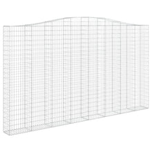 Schanskorf gewelfd 400x30x220/240 cm gegalvaniseerd ijzer 1 400 x 30 x 220/240 cm