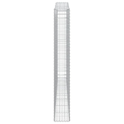 Schanskorf gewelfd 400x30x220/240 cm gegalvaniseerd ijzer 1 400 x 30 x 220/240 cm