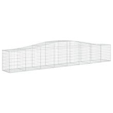 Schanskorf gewelfd 400x50x60/80 cm gegalvaniseerd ijzer 1 400 x 50 x 60/80 cm