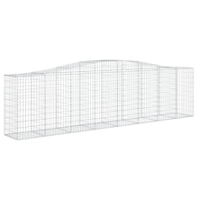 Schanskorf gewelfd 400x50x100/120 cm gegalvaniseerd ijzer 1 400 x 50 x 100/120 cm
