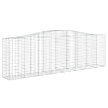 Schanskorf gewelfd 400x50x120/140 cm gegalvaniseerd ijzer 1 400 x 50 x 120/140 cm