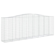 Schanskorf gewelfd 400x50x140/160 cm gegalvaniseerd ijzer 1 400 x 50 x 140/160 cm
