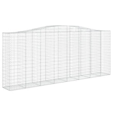 Schanskorf gewelfd 400x50x160/180 cm gegalvaniseerd ijzer 1 400 x 50 x 160/180 cm