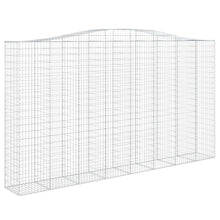 Schanskorf gewelfd 400x50x220/240 cm gegalvaniseerd ijzer 1 400 x 50 x 220/240 cm
