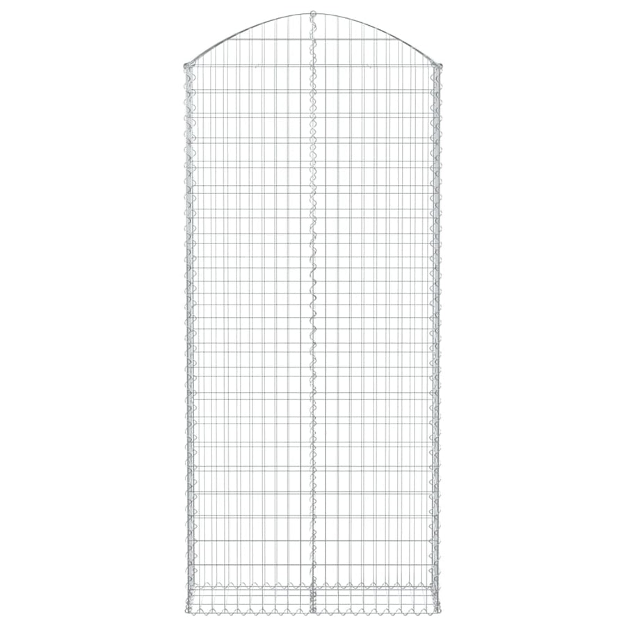 Schanskorf Gewelfd 100X30X220/240 Cm Gegalvaniseerd Ijzer
