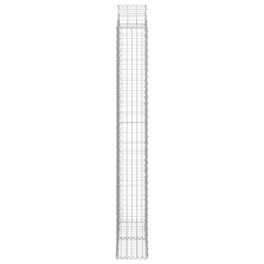 Schanskorf Gewelfd 100X30X220/240 Cm Gegalvaniseerd Ijzer