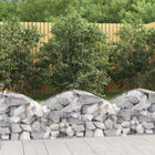 Gabion basket arched 100x50x40/60 cm galvanized iron