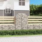 Gabion arch 100x50x140/160 cm galvanized iron