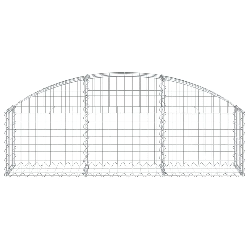 Schanskorf Gewelfd 150X30X40/60 Cm Gegalvaniseerd Ijzer