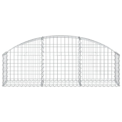 Schanskorf Gewelfd 150X30X40/60 Cm Gegalvaniseerd Ijzer