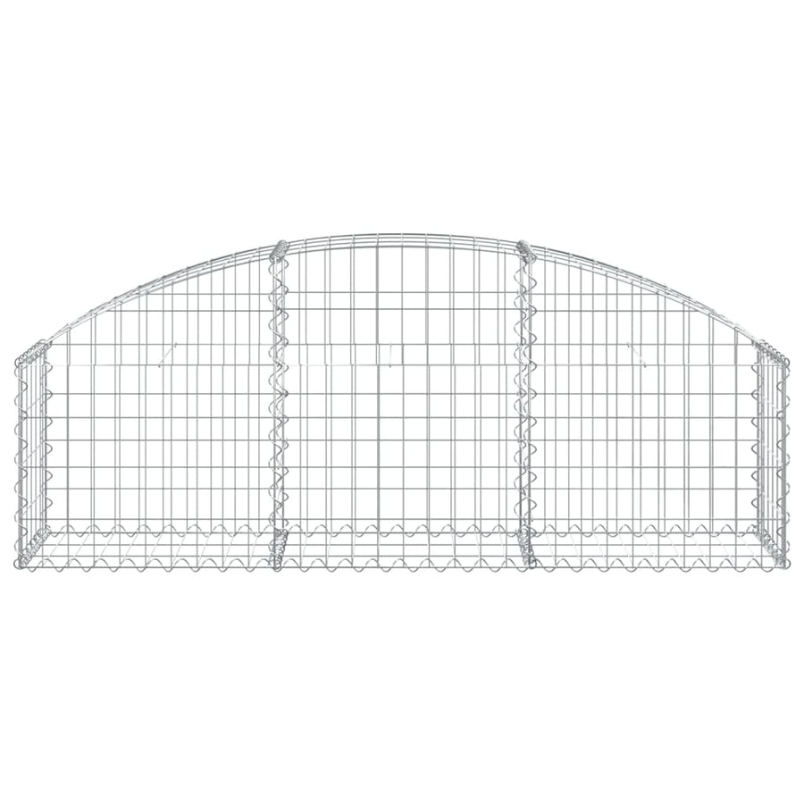 Schanskorf Gewelfd 150X30X40/60 Cm Gegalvaniseerd Ijzer