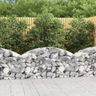 Gabion vaulted 150x30x60/80 cm galvanized iron