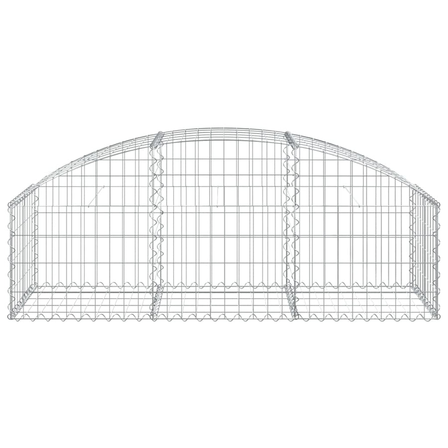 Schanskorf Gewelfd 150X50X40/60 Cm Gegalvaniseerd Ijzer