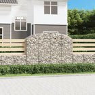 Gabion arch 200x50x140/160 cm galvanized iron