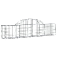 Schanskorf gewelfd 200x30x40/60 cm gegalvaniseerd ijzer 1 200 x 30 x 40/60 cm