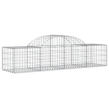 Schanskorf gewelfd 200x50x40/60 cm gegalvaniseerd ijzer 1 200 x 50 x 40/60 cm