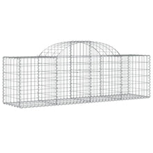 Schanskorf gewelfd 200x50x60/80 cm gegalvaniseerd ijzer 1 200 x 50 x 60/80 cm