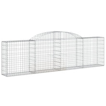 Schanskorf gewelfd 300x30x80/100 cm gegalvaniseerd ijzer 1 300 x 30 x 80/100 cm
