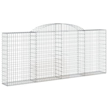 Schanskorf gewelfd 300x30x120/140 cm gegalvaniseerd ijzer 1 300 x 30 x 120/140 cm