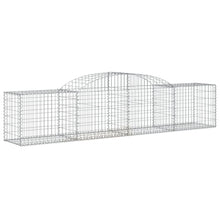 Schanskorf gewelfd 300x50x60/80 cm gegalvaniseerd ijzer 1 300 x 50 x 60/80 cm