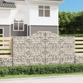 Gabion arched 300x50x160/180 cm galvanized iron