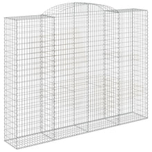 Schanskorf gewelfd 300x50x220/240 cm gegalvaniseerd ijzer 1 300 x 50 x 220/240 cm