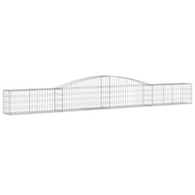 Schanskorf gewelfd 400x30x40/60 cm gegalvaniseerd ijzer 1 400 x 30 x 40/60 cm
