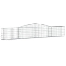 Schanskorf gewelfd 400x30x60/80 cm gegalvaniseerd ijzer 1 400 x 30 x 60/80 cm