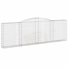 Schanskorf gewelfd 400x30x120/140 cm gegalvaniseerd ijzer 1 400 x 30 x 120/140 cm