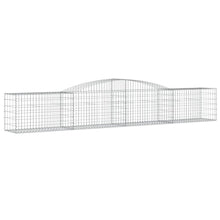 Schanskorf gewelfd 400x50x60/80 cm gegalvaniseerd ijzer 1 400 x 50 x 60/80 cm