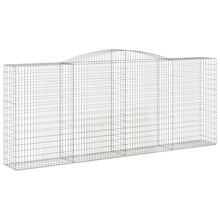 Schanskorf gewelfd 400x50x160/180 cm gegalvaniseerd ijzer 1 400 x 50 x 160/180 cm