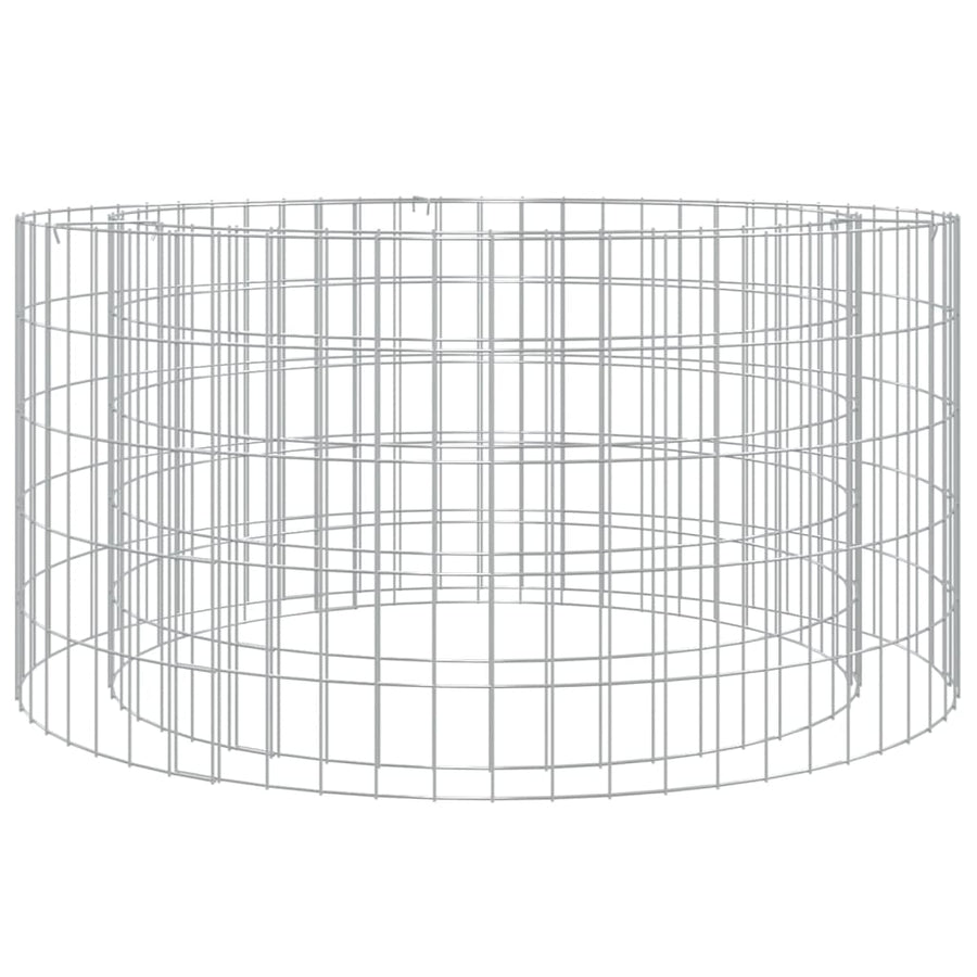 Schanskorf Vuurplaats Ø 100 Cm Gegalvaniseerd Ijzer 100 x 50 cm