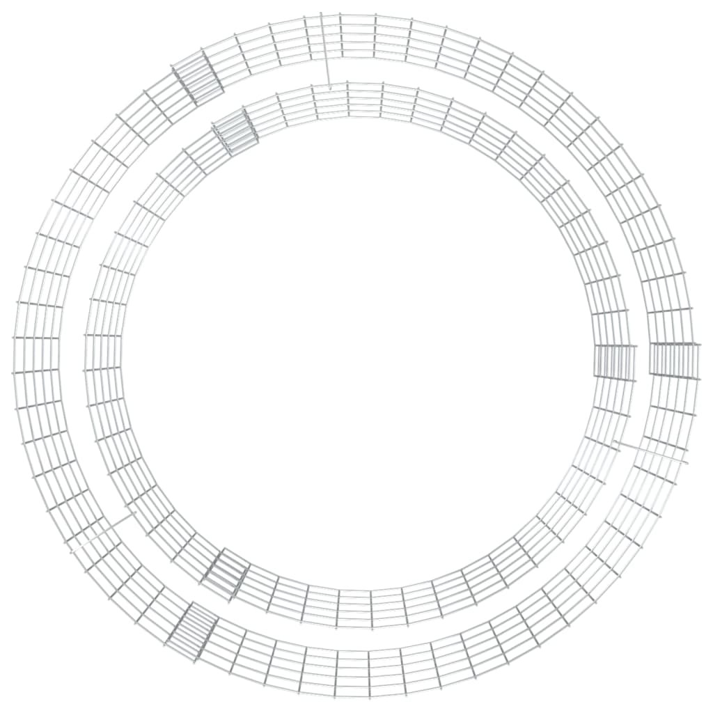 Schanskorf Vuurplaats Ø 100 Cm Gegalvaniseerd Ijzer 100 x 50 cm
