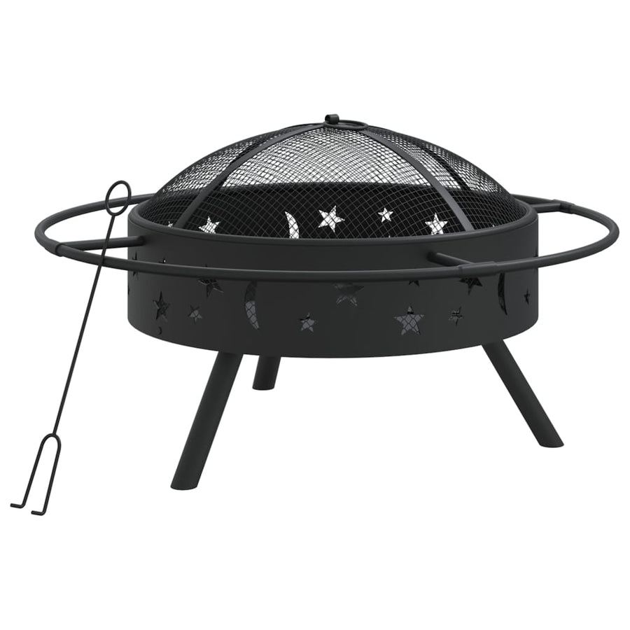 Vuurplaats Met Pook Xxl 70 Cm Staal