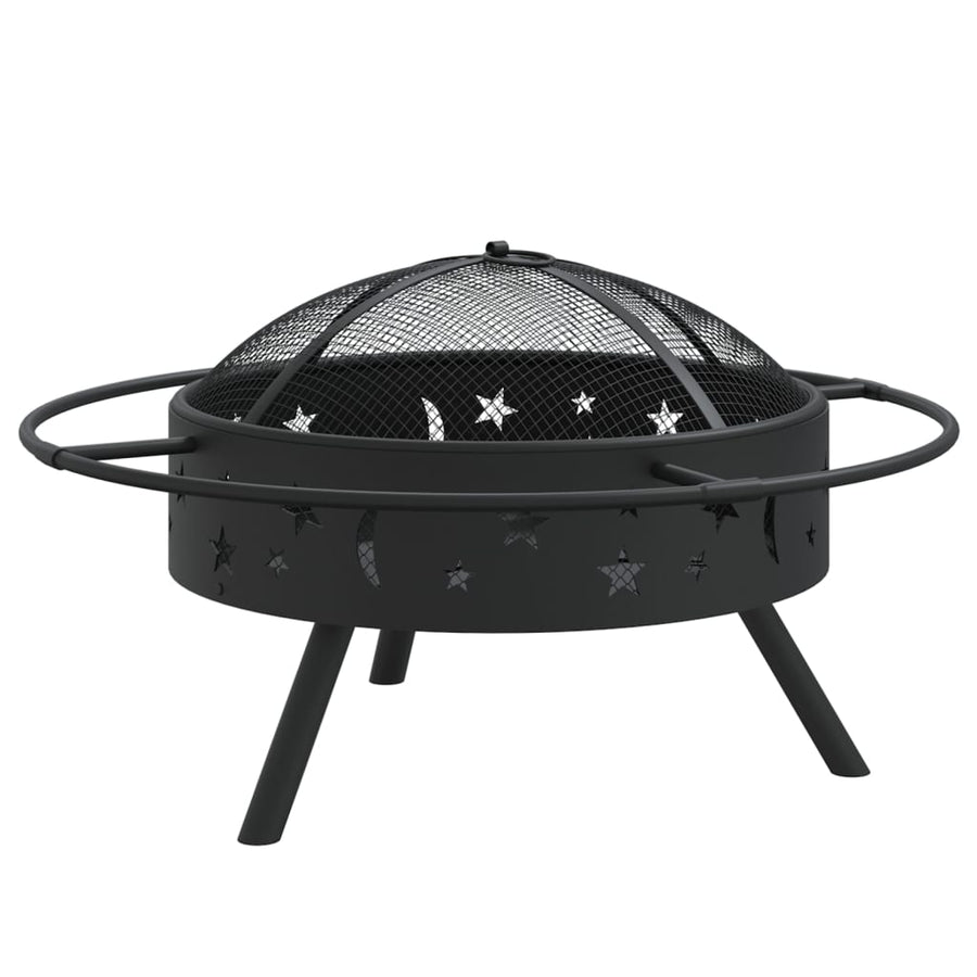 Vuurplaats Met Pook Xxl 70 Cm Staal