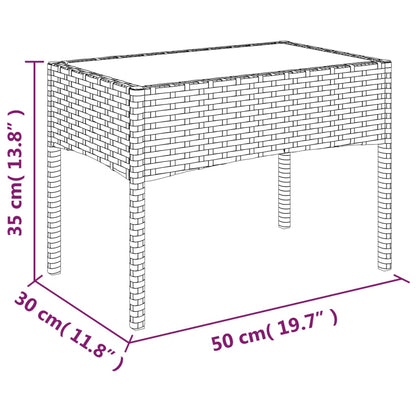 -Delige Loungeset Met Kussens Poly Rattan Bruin