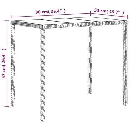 -Delige Loungeset Met Kussens Poly Rattan Grijs