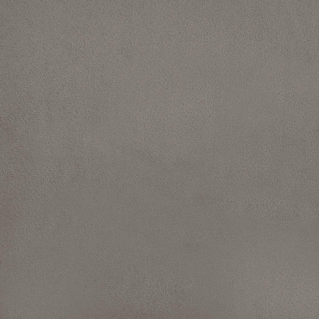 Tweezitsbank Met Kussens 120 Cm Fluweel Lichtgrijs 152 x 77 x 80 cm